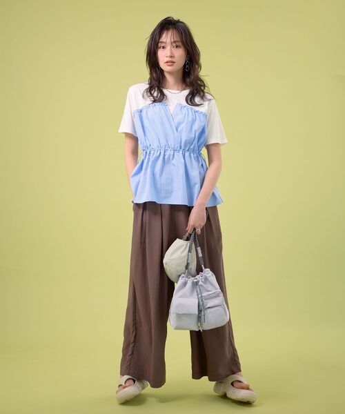 Green Parks(グリーンパークス)の「EVAトングサンダル(サンダル・レディース・ベージュ/ブラック・L/S/M)」の15枚目の写真