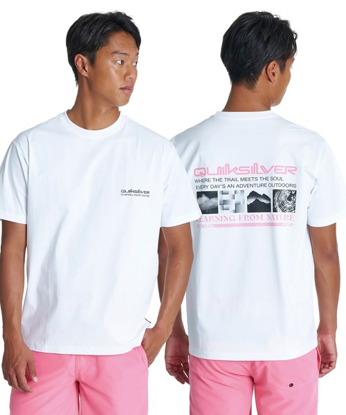 Quiksilver(クイックシルバー)の「QUIKSILVER メンズ QS UNION SS 半袖Tシャツ 接触冷感 速乾 UPF50+ ストレッチ【2026年夏モデル】(Tシャツ/カットソー・メンズ・ホワイト/ブラック・X-LARGE/LARGE/MEDIUM)」の2枚目の写真