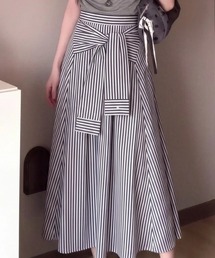 巻きシャツ風スカート