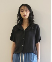 ZOZO限定 オープンカラーシアーシャツ