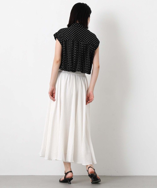 Gready Brilliant(グレディブリリアン)の「DOTプリーツシャツ(シャツ/ブラウス・レディース・ホワイト×ブラック/ブラック×ホワイト・FREE)」の15枚目の写真