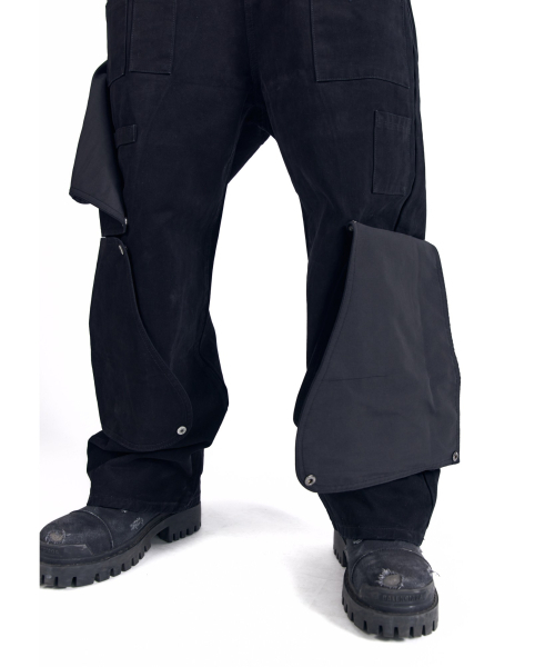 AAKAM(アーカム)の「Shift Repair Cotton Pants (Black)(その他パンツ・レディース・その他・1/2)」の6枚目の写真