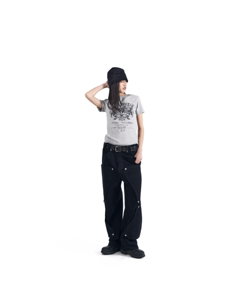 AAKAM(アーカム)の「Shift Repair Cotton Pants (Black)(その他パンツ・レディース・その他・1/2)」の14枚目の写真