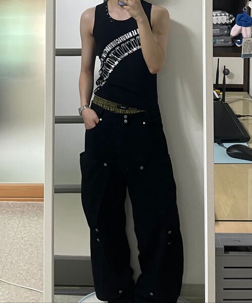 AAKAM(アーカム)の「Shift Repair Cotton Pants (Black)(その他パンツ・レディース・その他・1/2)」の18枚目の写真