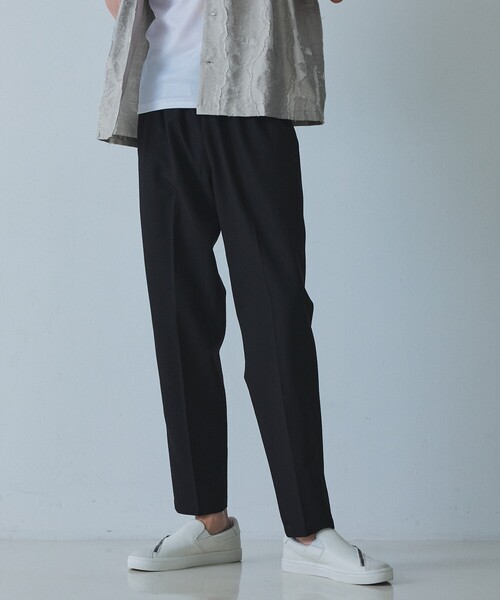 5351 POUR LES HOMMES(ゴーサンゴーイチプールオム)の「【ワンサイズ】ドローストリング スラックス パンツ(スラックス・メンズ・ホワイト/ブラック/インディゴブルー・フリー)」の3枚目の写真