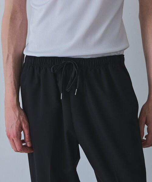 5351 POUR LES HOMMES(ゴーサンゴーイチプールオム)の「【ワンサイズ】ドローストリング スラックス パンツ(スラックス・メンズ・ホワイト/ブラック/インディゴブルー・フリー)」の9枚目の写真