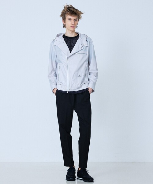5351 POUR LES HOMMES(ゴーサンゴーイチプールオム)の「【ワンサイズ】ドローストリング スラックス パンツ(スラックス・メンズ・ホワイト/ブラック/インディゴブルー・フリー)」の22枚目の写真