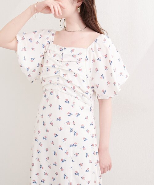 natural couture(ナチュラルクチュール)の「フロントタックデザインフレアワンピース(ワンピース・レディース・その他2/その他4/その他1/その他5/その他3/その他6・FREE)」の2枚目の写真