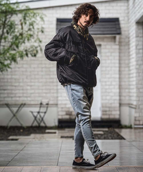 CAMBIO(カンビオ)の「mj11655- Reversible M-65 Short Mods Jacket リバーシブルショートモッズブルゾン(MIU-262-007)(モッズコート・メンズ・ブラック/オリーブ・L/M/S)」の3枚目の写真