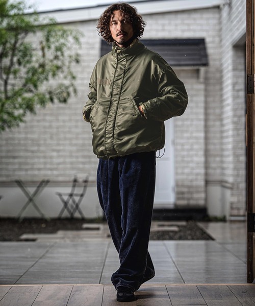CAMBIO(カンビオ)の「mj11655- Reversible M-65 Short Mods Jacket リバーシブルショートモッズブルゾン(MIU-262-007)(モッズコート・メンズ・ブラック/オリーブ・L/M/S)」の9枚目の写真
