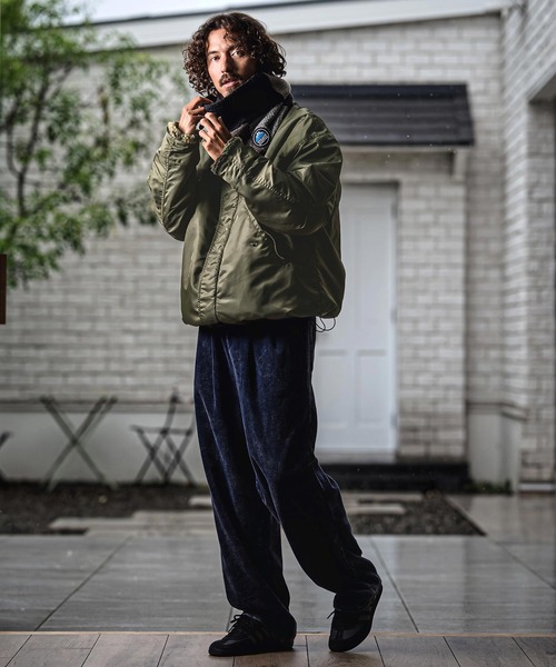 CAMBIO(カンビオ)の「mj11655- Reversible M-65 Short Mods Jacket リバーシブルショートモッズブルゾン(MIU-262-007)(モッズコート・メンズ・ブラック/オリーブ・L/M/S)」の11枚目の写真