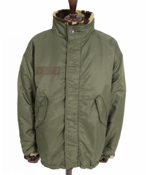 CAMBIO(カンビオ)の「mj11655- Reversible M-65 Short Mods Jacket リバーシブルショートモッズブルゾン(MIU-262-007)(モッズコート・メンズ・ブラック/オリーブ・L/M/S)」の16枚目の写真