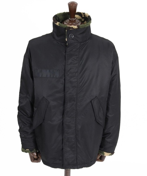 CAMBIO(カンビオ)の「mj11655- Reversible M-65 Short Mods Jacket リバーシブルショートモッズブルゾン(MIU-262-007)(モッズコート・メンズ・ブラック/オリーブ・L/M/S)」の21枚目の写真