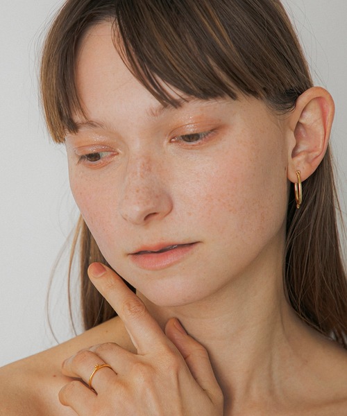 LAPUIS(ラピュイ)の「LAPUIS(ラピュイ)Petit heart pierced earrings(ピアス(両耳用)・レディース・マルチ/ゴールド・FREE)」の10枚目の写真