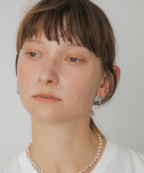 LAPUIS(ラピュイ)の「LAPUIS(ラピュイ)Petit heart pierced earrings(ピアス(両耳用)・レディース・マルチ/ゴールド・FREE)」の7枚目の写真