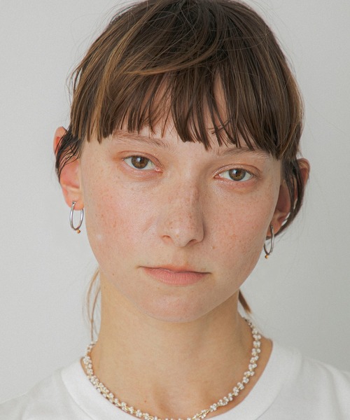 LAPUIS(ラピュイ)の「LAPUIS(ラピュイ)Petit heart pierced earrings(ピアス(両耳用)・レディース・マルチ/ゴールド・FREE)」の6枚目の写真