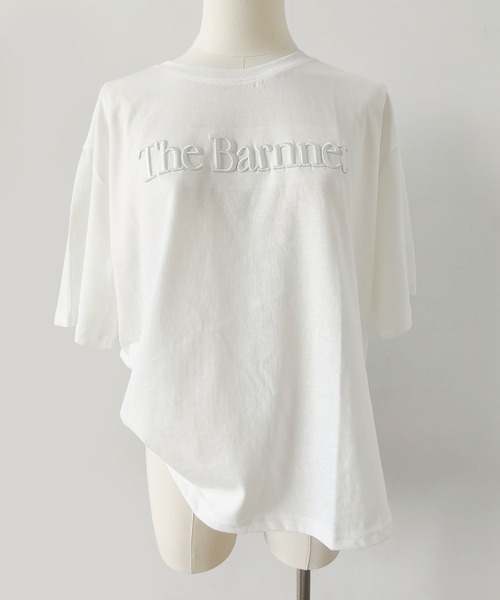 aimoha（アイモハ）の「英字刺繍ロゴTシャツ（その他トップス・レディース・ピンク/ホワイト・FREE）」の22枚目の写真