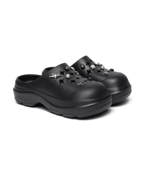 ROCKFISH WEATHERWEAR（ロックフィッシュウェザーウェア）の「[x clor] HAYDEN CLOG（サンダル・レディース・クリーム/ブラック系その他・25.0cm/24.0cm/23.0cm）」の2枚目の写真
