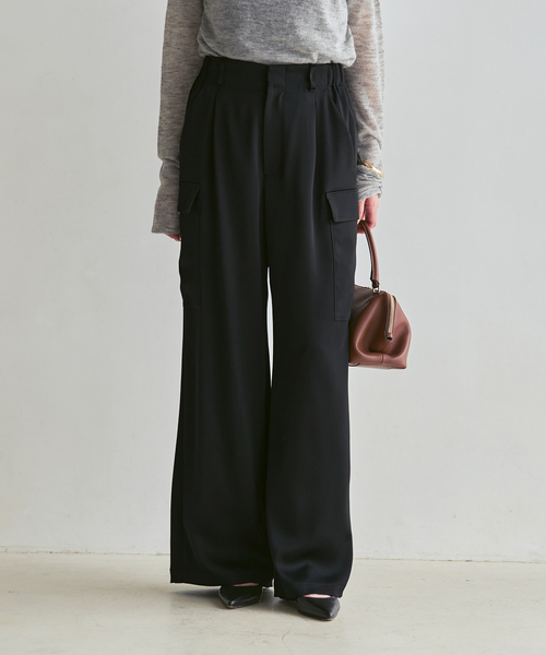 Noble(ノーブル)の「《・セットアップ対応》ルナサテンカーゴパンツ(カーゴパンツ・レディース・ホワイト系その他/ブラック/ブラウン・36/40/38)」の9枚目の写真