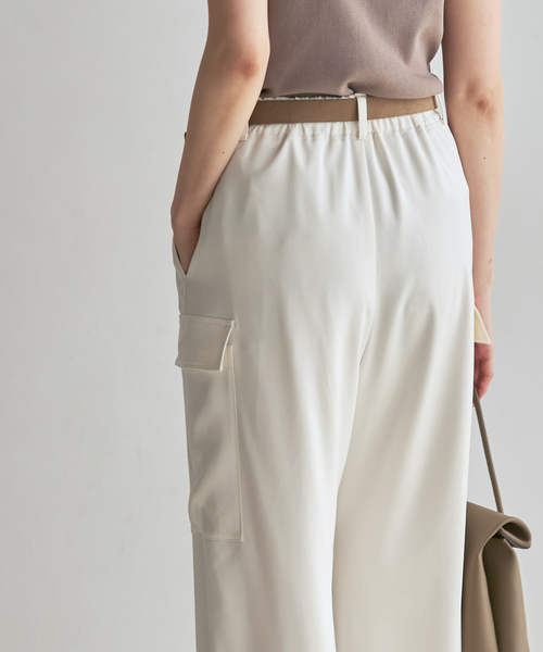 Noble(ノーブル)の「《・セットアップ対応》ルナサテンカーゴパンツ(カーゴパンツ・レディース・ホワイト系その他/ブラック/ブラウン・36/40/38)」の17枚目の写真