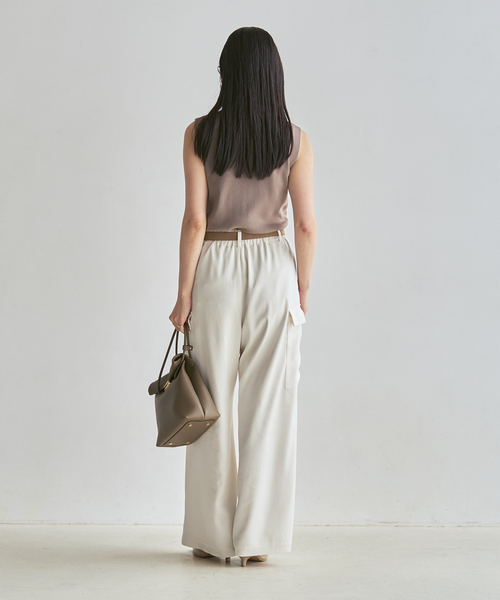 Noble(ノーブル)の「《・セットアップ対応》ルナサテンカーゴパンツ(カーゴパンツ・レディース・ホワイト系その他/ブラック/ブラウン・36/40/38)」の19枚目の写真