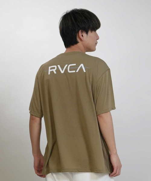 RVCA(ルーカ)の「RVCA/ルーカ STRAIGHT EDGE SS Tシャツ BG041217(Tシャツ/カットソー・メンズ・ブラック/ホワイト/カーキオリーブ・M/L)」の3枚目の写真