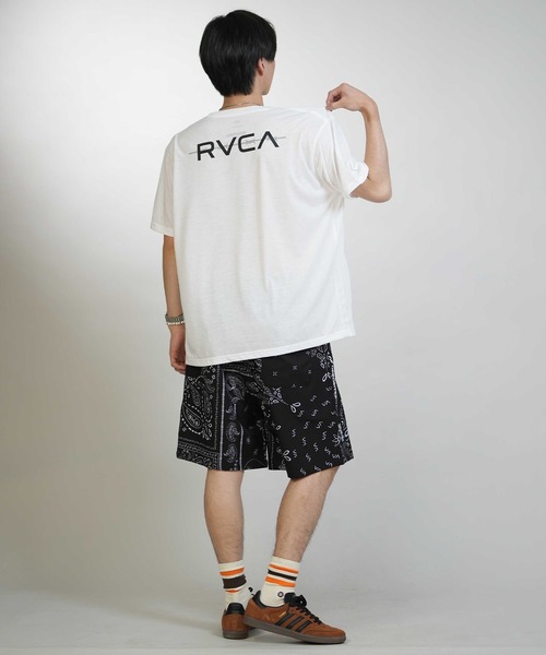 RVCA(ルーカ)の「RVCA/ルーカ STRAIGHT EDGE SS Tシャツ BG041217(Tシャツ/カットソー・メンズ・ブラック/ホワイト/カーキオリーブ・M/L)」の6枚目の写真