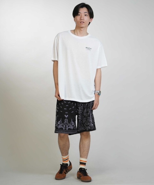 RVCA(ルーカ)の「RVCA/ルーカ STRAIGHT EDGE SS Tシャツ BG041217(Tシャツ/カットソー・メンズ・ブラック/ホワイト/カーキオリーブ・M/L)」の7枚目の写真