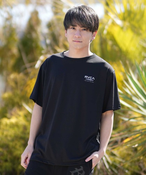 RVCA(ルーカ)の「RVCA/ルーカ STRAIGHT EDGE SS Tシャツ BG041217(Tシャツ/カットソー・メンズ・ブラック/ホワイト/カーキオリーブ・M/L)」の9枚目の写真