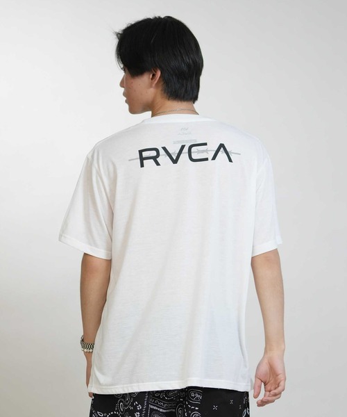 RVCA(ルーカ)の「RVCA/ルーカ STRAIGHT EDGE SS Tシャツ BG041217(Tシャツ/カットソー・メンズ・ブラック/ホワイト/カーキオリーブ・M/L)」の5枚目の写真
