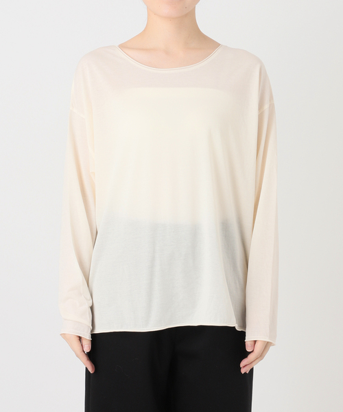 EMILY WEEK(エミリーウィーク)の「《追加3/新色》2WAYスナッププルオーバー(Tシャツ/カットソー・レディース・アイボリー/カーキ/ブルー系その他・FREE)」の12枚目の写真