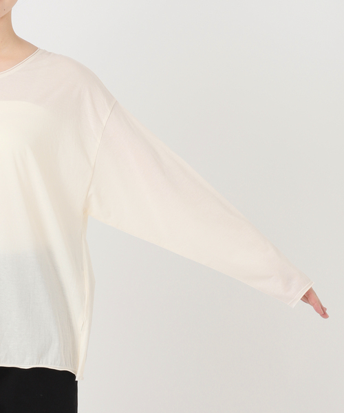 EMILY WEEK(エミリーウィーク)の「《追加3/新色》2WAYスナッププルオーバー(Tシャツ/カットソー・レディース・アイボリー/カーキ/ブルー系その他・FREE)」の16枚目の写真