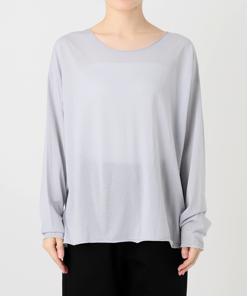 EMILY WEEK(エミリーウィーク)の「《追加3/新色》2WAYスナッププルオーバー(Tシャツ/カットソー・レディース・アイボリー/カーキ/ブルー系その他・FREE)」の5枚目の写真