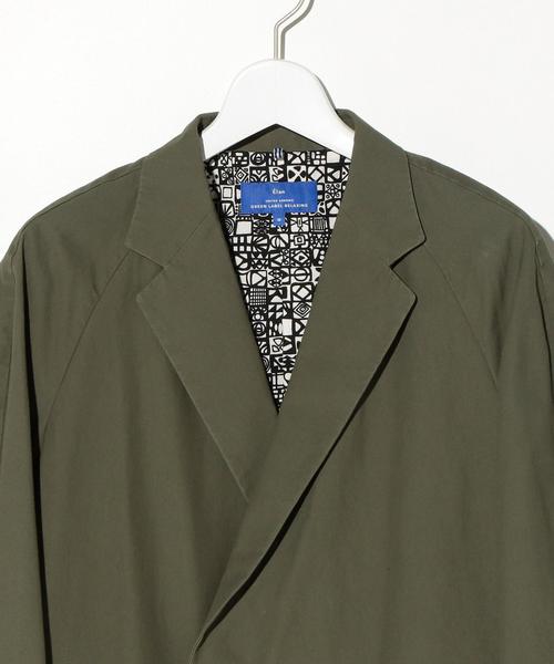 green label relaxing（グリーンレーベルリラクシング）の「ELAN HI/TWIST ULSTAR/コート（その他アウター・メンズ・オリーブ/ネイビー・38/36/40）」の4枚目の写真