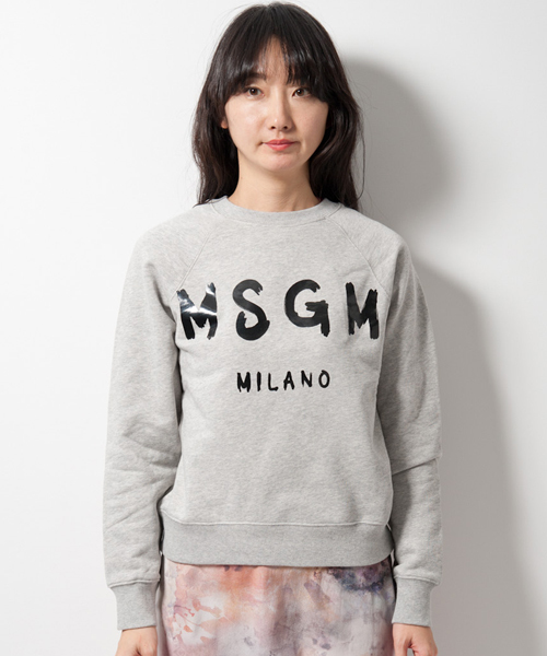 MSGM(エムエスジーエム)の「MSGMロゴスウェットトップス/208-MGM-MDM89(スウェット・レディース・ブルー/グレー・X-SMALL)」の4枚目の写真
