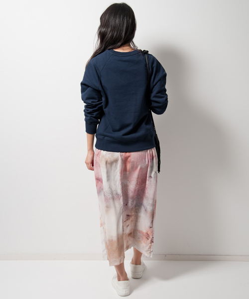MSGM(エムエスジーエム)の「MSGMロゴスウェットトップス/208-MGM-MDM89(スウェット・レディース・ブルー/グレー・X-SMALL)」の6枚目の写真