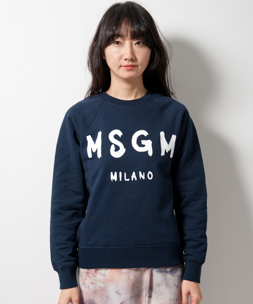MSGM(エムエスジーエム)の「MSGMロゴスウェットトップス/208-MGM-MDM89(スウェット・レディース・ブルー/グレー・X-SMALL)」の7枚目の写真