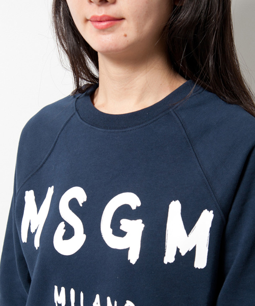 MSGM(エムエスジーエム)の「MSGMロゴスウェットトップス/208-MGM-MDM89(スウェット・レディース・ブルー/グレー・X-SMALL)」の10枚目の写真