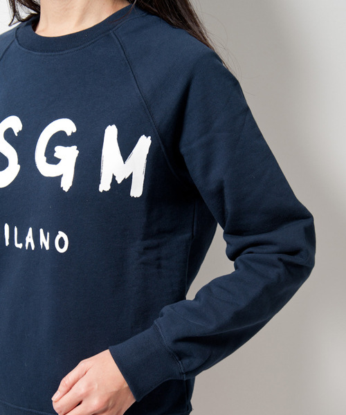 MSGM(エムエスジーエム)の「MSGMロゴスウェットトップス/208-MGM-MDM89(スウェット・レディース・ブルー/グレー・X-SMALL)」の11枚目の写真