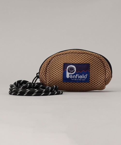 coen(コーエン)の「【PenField(ペンフィールド)別注】メッシュネックポーチ(ショルダーバッグ・レディース・ブラック/ライム/モカ・FREE)」の12枚目の写真