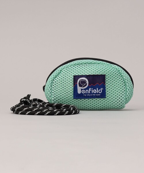 coen(コーエン)の「【PenField(ペンフィールド)別注】メッシュネックポーチ(ショルダーバッグ・レディース・ブラック/ライム/モカ・FREE)」の13枚目の写真