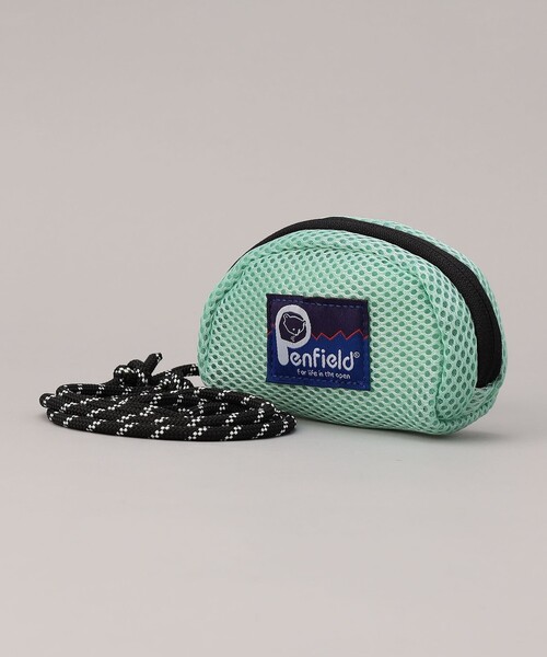 coen(コーエン)の「【PenField(ペンフィールド)別注】メッシュネックポーチ(ショルダーバッグ・レディース・ブラック/ライム/モカ・FREE)」の14枚目の写真