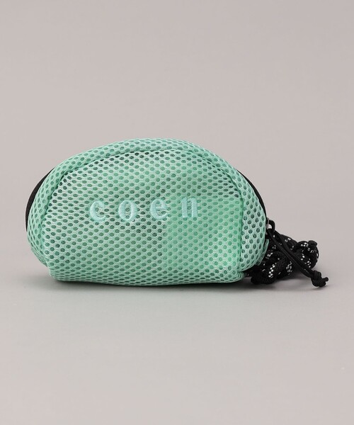 coen(コーエン)の「【PenField(ペンフィールド)別注】メッシュネックポーチ(ショルダーバッグ・レディース・ブラック/ライム/モカ・FREE)」の15枚目の写真