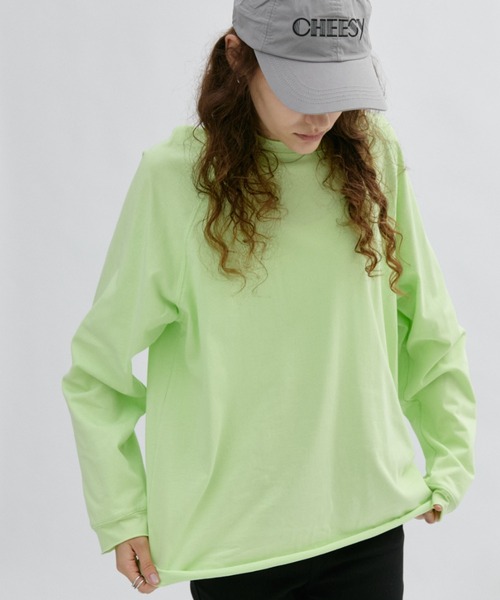 Auntie Rosa Holiday(アンティローザホリデー)の「オーバーサイズベーシックロンT(Tシャツ/カットソー・レディース・グレー/オフホワイト/ブラック/グリーン/ブラウン・FREE)」の21枚目の写真