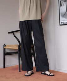 《ウタオ》リネン混ワイドパンツ