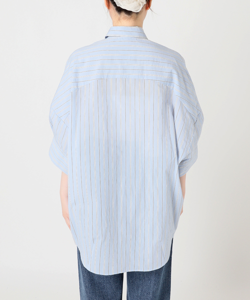 journal standard L'essage(ジャーナルスタンダードレサージュ)の「FABRICA ワイドショートスリーブシャツ(シャツ/ブラウス・レディース・サックスブルー/ピンク・FREE)」の11枚目の写真