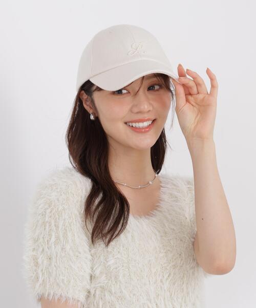 PROPORTION BODY DRESSING(プロポーションボディドレッシング)の「パール刺しゅうキャップ / 1216284800(キャップ・レディース・ブラック/オフホワイト・フリ-)」の9枚目の写真