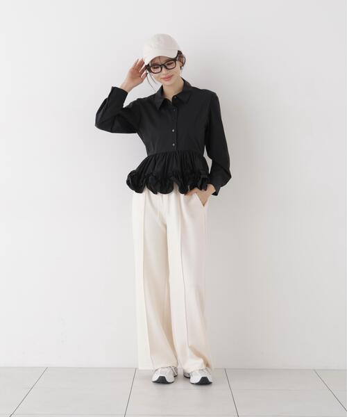 PROPORTION BODY DRESSING(プロポーションボディドレッシング)の「パール刺しゅうキャップ / 1216284800(キャップ・レディース・ブラック/オフホワイト・フリ-)」の10枚目の写真