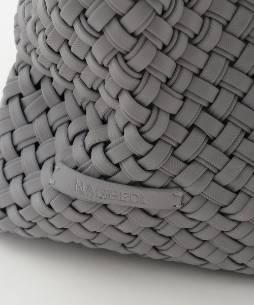 martinique（マルティニーク）の「【NAGHEDI/ナゲディ】St Barths Medium Tote Weave（トートバッグ・レディース・グレー・FREE）」の7枚目の写真