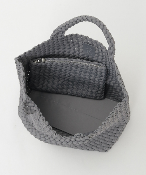 martinique（マルティニーク）の「【NAGHEDI/ナゲディ】St Barths Medium Tote Weave（トートバッグ・レディース・グレー・FREE）」の9枚目の写真